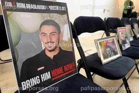 Rom Braslavski, ex ostaggio di Gaza, incontra la Premier italiana Giorgia Meloni