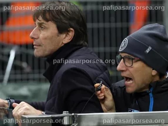 Antonio Conte in prima linea dopo l'espulsione: il dramma di Inter-Napoli