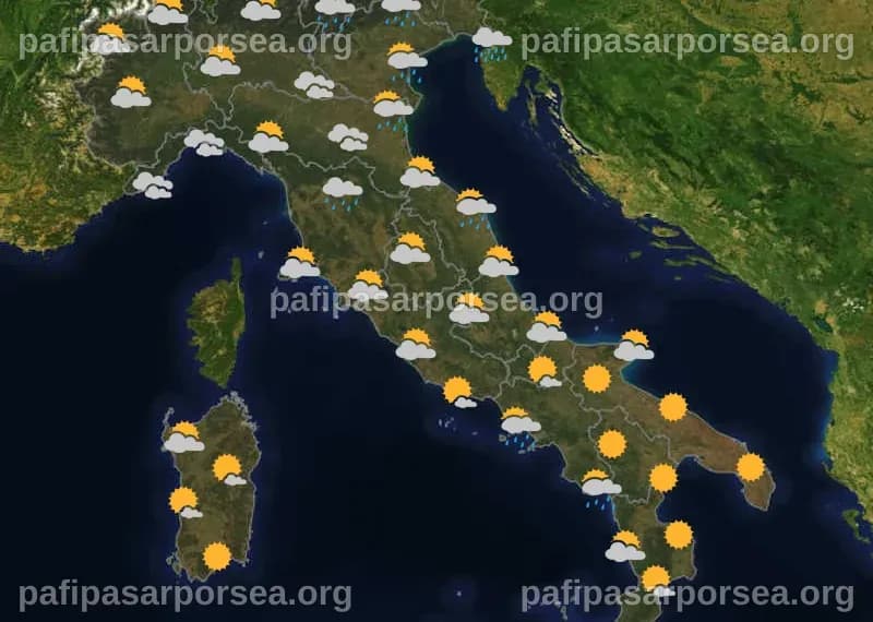 Previsioni Meteo per Lunedì a Emmet County: Nubi e Temperature Fresche